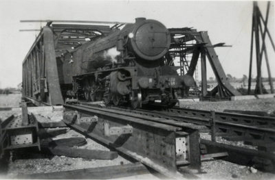 160901 Afbeelding van een stoomlocomotief uit de serie 5000/5100 ( Austrity , ex War Department nr. 73711) van de N.S. ...
